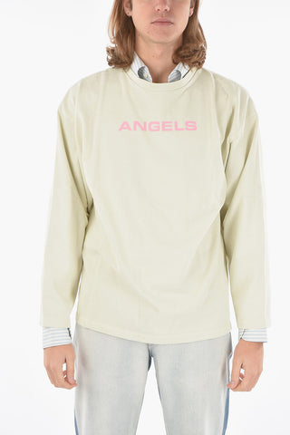 T-Shirt a Maniche Lunghe ANGELS in Cotone