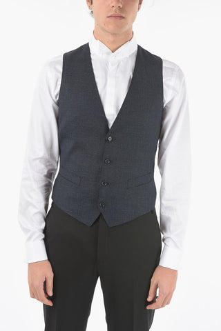 CC COLLECTION Virgin Wool Two-Tone RESET Waistcoat