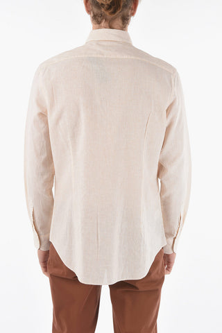 CC COLLECTION Pencil Striped Button-Down Collar Shirt with Breast Pocket
