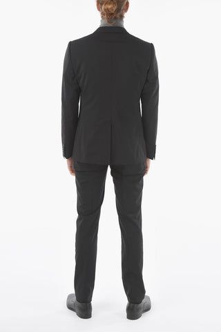 MARTINI Abito in Lana Vergine Stretch con Rever Classico