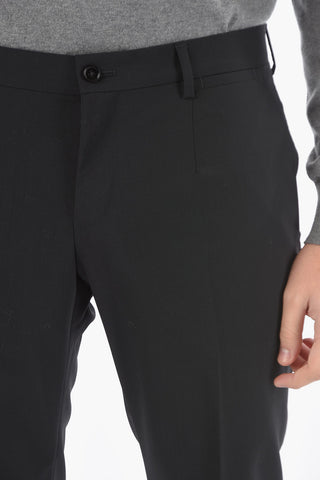 MARTINI Abito in Lana Vergine Stretch con Rever Classico