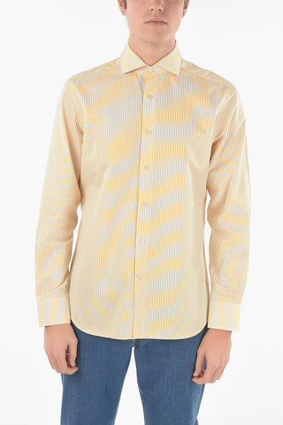 Camicia a Righe Awning con Collo Francese