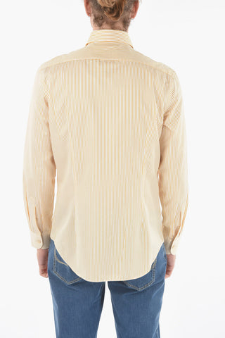 Camicia a Righe Awning con Collo Francese