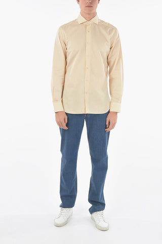 Camicia a Righe Awning con Collo Francese