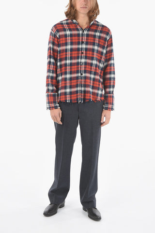 Camicia PLAID CLASSIC STUDIO in Flanella di Cotone con Motivo Plaid Check