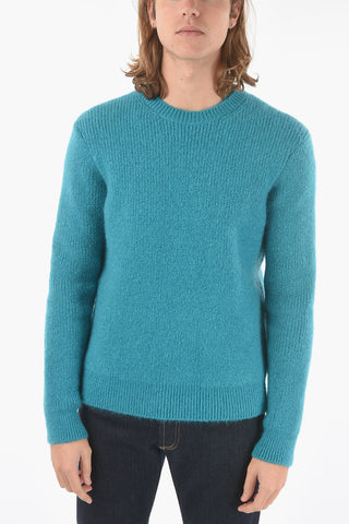 Crew Neck Mohair Blend Sweater