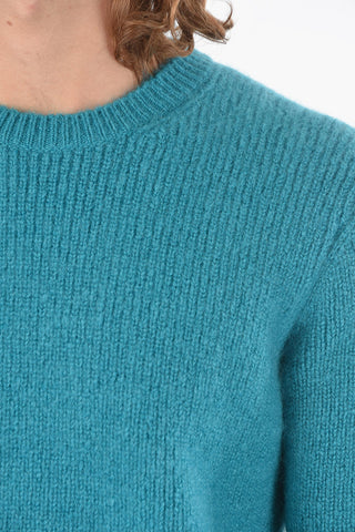 Crew Neck Mohair Blend Sweater