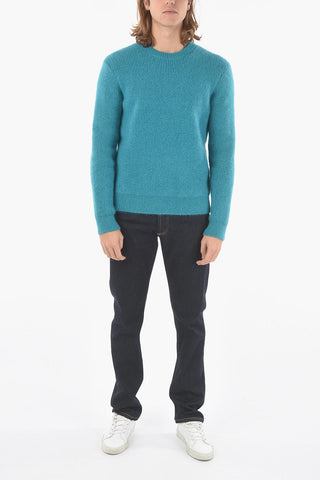 Crew Neck Mohair Blend Sweater