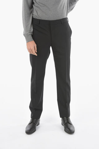 Abito foderato in Lana Vergine Stretch con Revers Classico