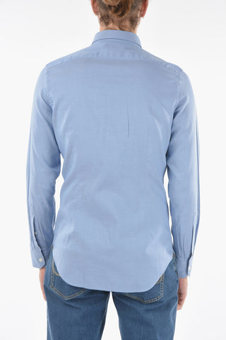 Standard Collar Slim Fit Cotton Shirt