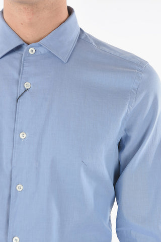 Standard Collar Slim Fit Cotton Shirt