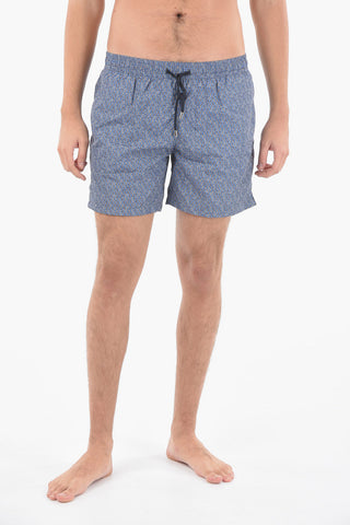 Geometric Patterned Swim Shorts