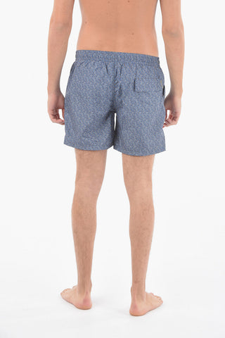 Geometric Patterned Swim Shorts