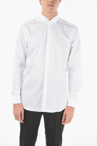 CC COLLECTION Camicia con Collo Diplomatico e Polsini Doppi