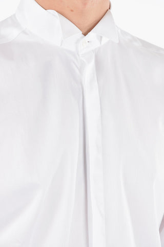 CC COLLECTION Camicia con Collo Diplomatico e Polsini Doppi