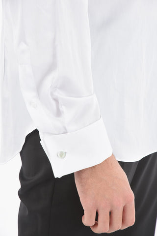 CC COLLECTION Camicia con Collo Diplomatico e Polsini Doppi