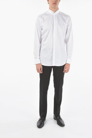 CC COLLECTION Camicia con Collo Diplomatico e Polsini Doppi