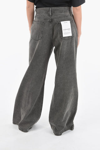 High-waisted Wide-leg Jeans