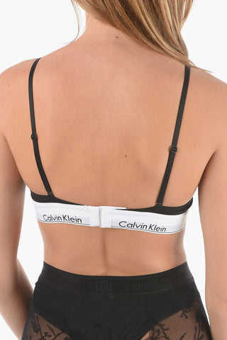 Logoed Band Triangle Bra