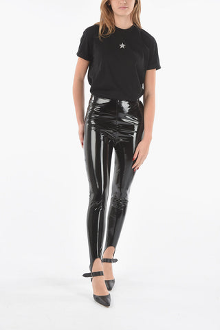 AMINA MUADDIVinyl Stirrup Pants