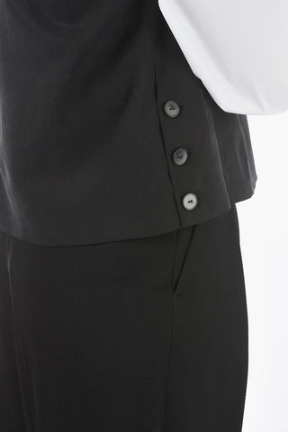 Gilet Girocollo DIAMOND con 3 Bottoni Laterali
