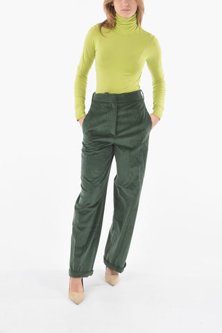 Hidden Fastening ANNIE Corduroy Palazzo Pants