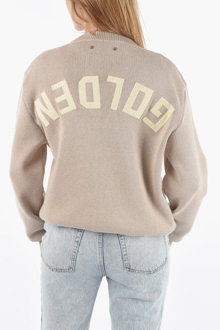 Pima Cotton DANY Sweater with Logo Patches