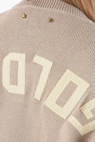 Pima Cotton DANY Sweater with Logo Patches