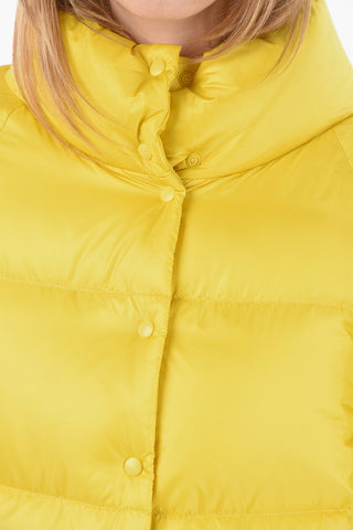 High-neck BRERA Down Jacket with Automatic-button Fastening
