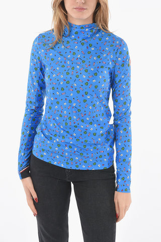 3 GRENOBLE Turtleneck Patterned Top