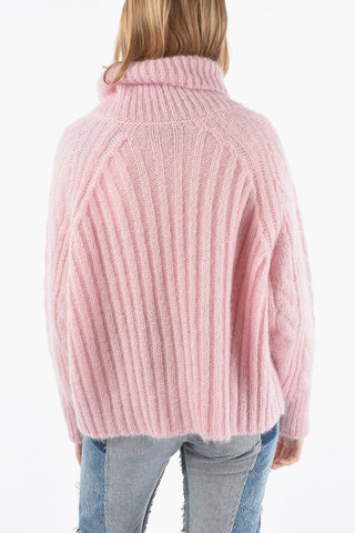 Aran Silk Mohair GRAYSON Turtle-neck Sweater