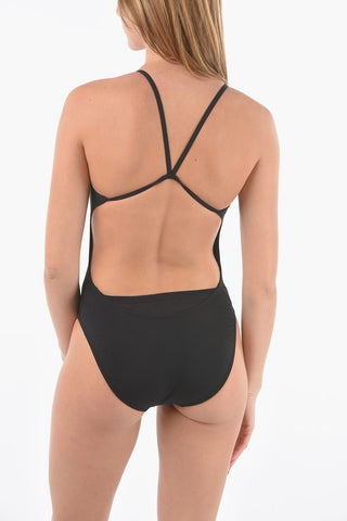 SWIM One-Piece Swimsuit Open Back