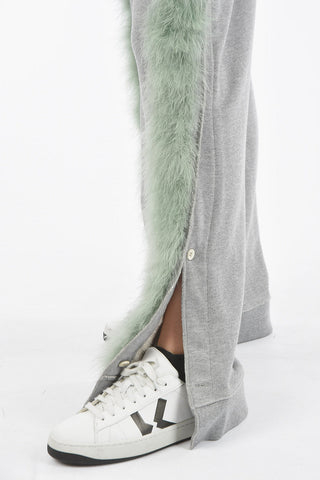 Brushed Cotton HANSENS Jogger with Feathers Detailing
