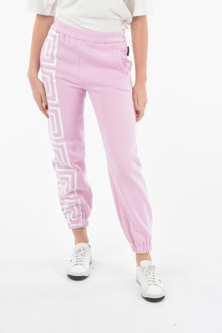 Brushed Cotton Joggers with Anagram Logo Side Print