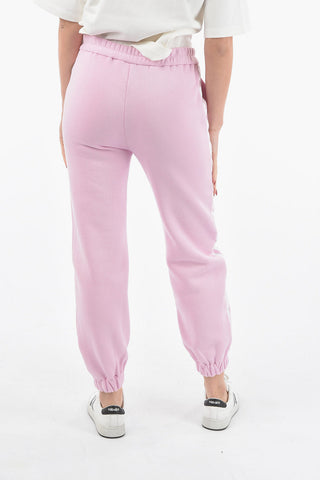 Brushed Cotton Joggers with Anagram Logo Side Print