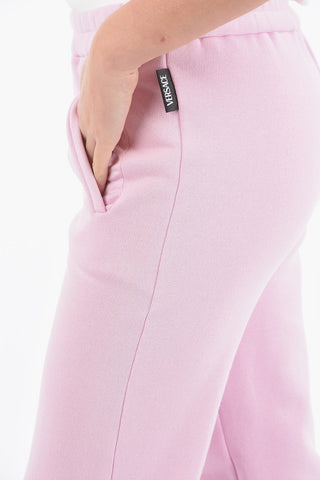 Brushed Cotton Joggers with Anagram Logo Side Print