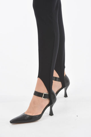 AMINA MUADDI  Strapless Bodycon Stirrup Jumpsuit
