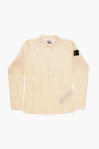 Ribbed Crew-neck Sweater