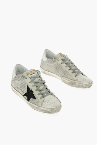 Basket Wave Fabric Vintage Effect SUPER-STAR Low-Top Sneakers