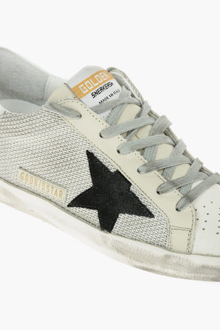 Basket Wave Fabric Vintage Effect SUPER-STAR Low-Top Sneakers