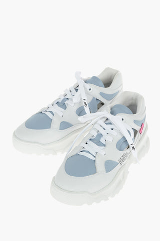 Sneakers in Ecopelle con Dettagli Cut-Out