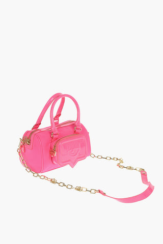 Mini Bauletto EYELIKE POCKET Fluo con Catena Dorata