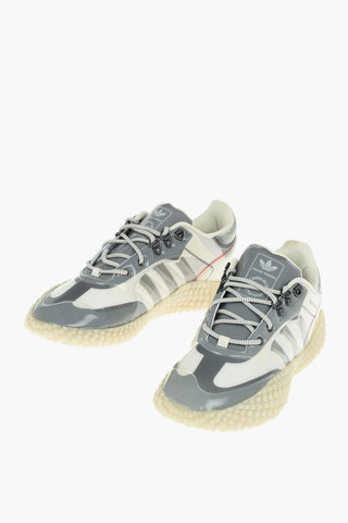 CRAIG GREEN Rubberised Fabric  CG POLTA AKH I Low-Top Sneakers With Contrast Panels Detail