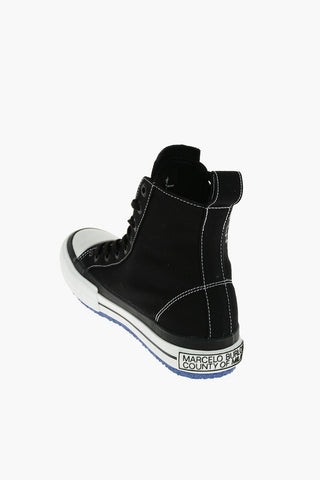 Fabric High-Top Sneakers