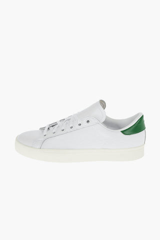 Chevron Fabric ROD LAVER VIN Low-Top Sneakers With Leather Details