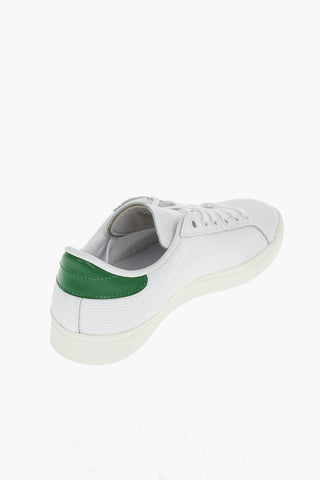 Chevron Fabric ROD LAVER VIN Low-Top Sneakers With Leather Details