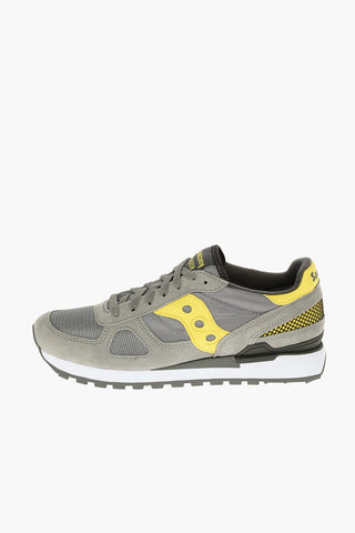 Fabric and Leather Sneakers