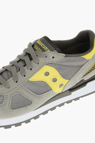 Fabric and Leather Sneakers