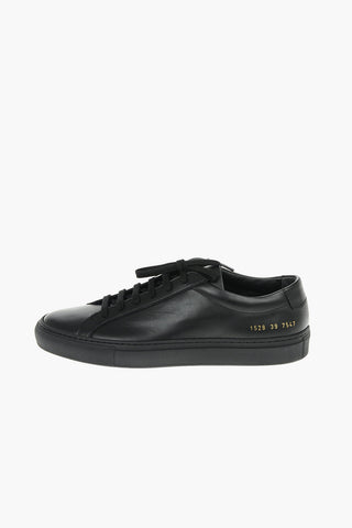 Sneakers in Pelle a Tinta Unita