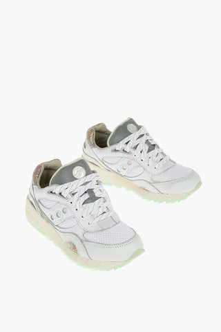 Iridescent Details and Phosphorescent Sole SHADOW 6000 Low-Top Sneakers